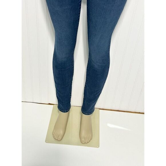 Madewell Women's Curvy High-Rise Skinny Jeans Denim Blue Medium Wash Size 25 - Picture 5 of 16